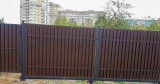 Купить распашные ворота из штакетника Мирный, цена от 2715 руб.