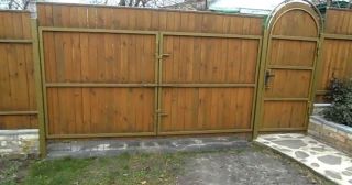 Купить распашные ворота деревянные Мирный, цена от 2715 руб.